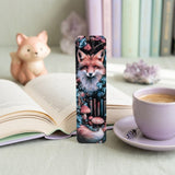 Fox Bookmark – Mushroom Forest Laminated Page Marker by The Sticker Era