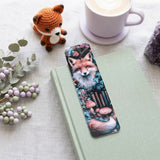 Fox Bookmark – Mushroom Forest Laminated Page Marker by The Sticker Era