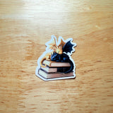 Fourth wing-Inspired Fantasy Book Sticker by The Sticker Era