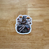 Mad Hatter Hat Sticker | Alice in Wonderland Vinyl Decal by The Sticker Era