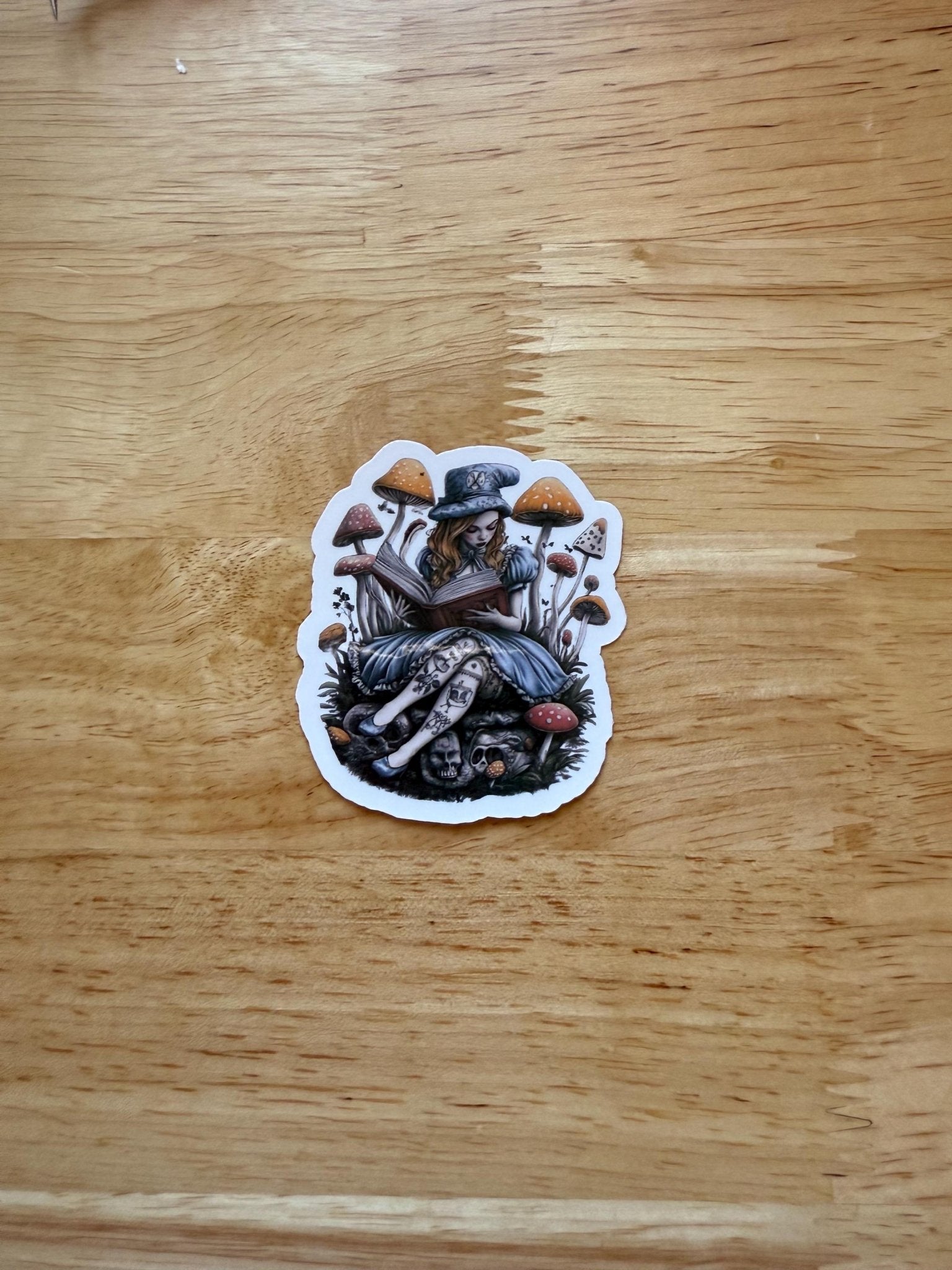 Mad Hatter Hat Sticker | Alice in Wonderland Vinyl Decal by The Sticker Era