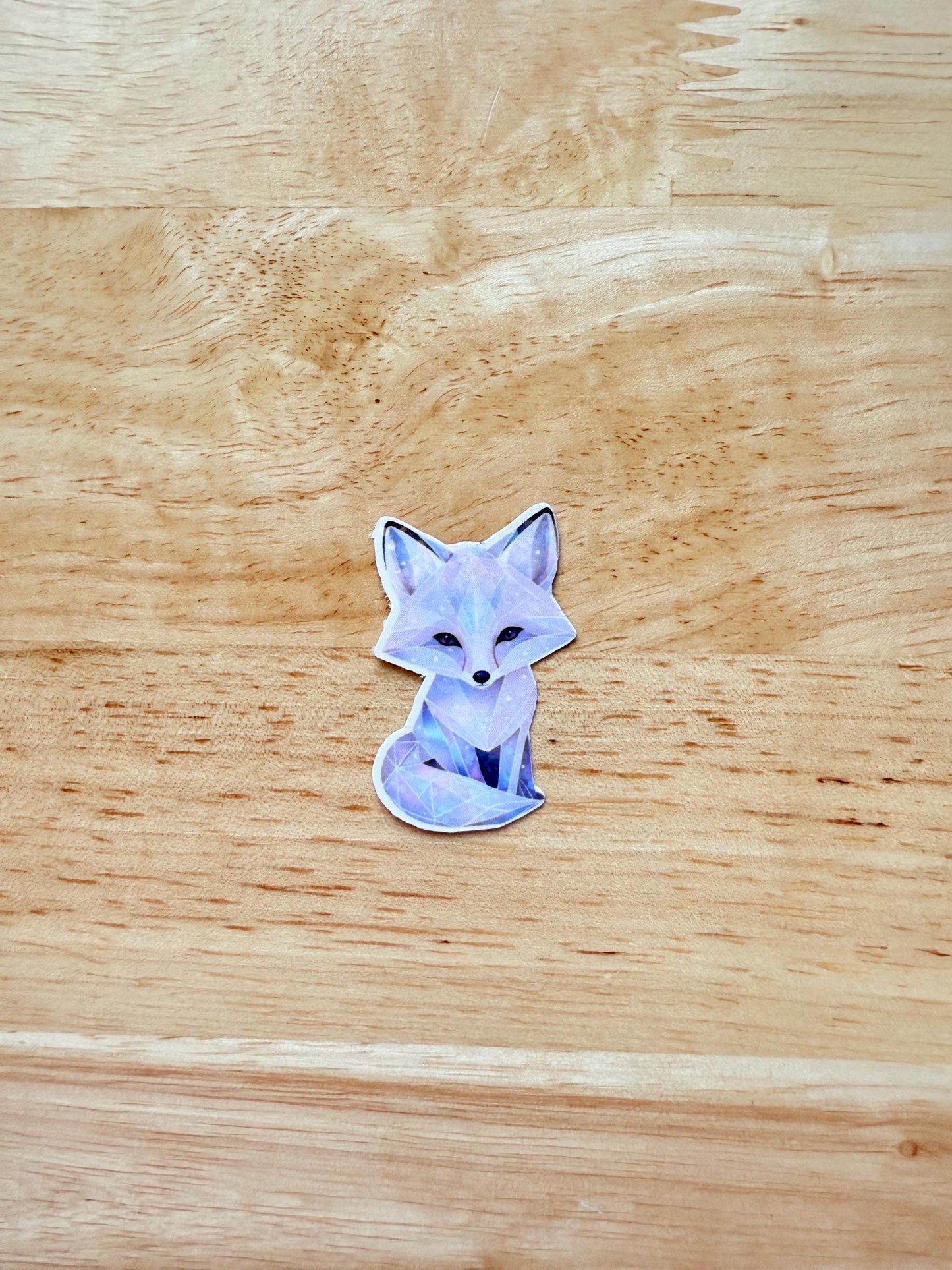 Celestial Fox Sticker – Starry Night Vinyl Decal for Journals, Laptops & Fantasy Fans - The Sticker Era