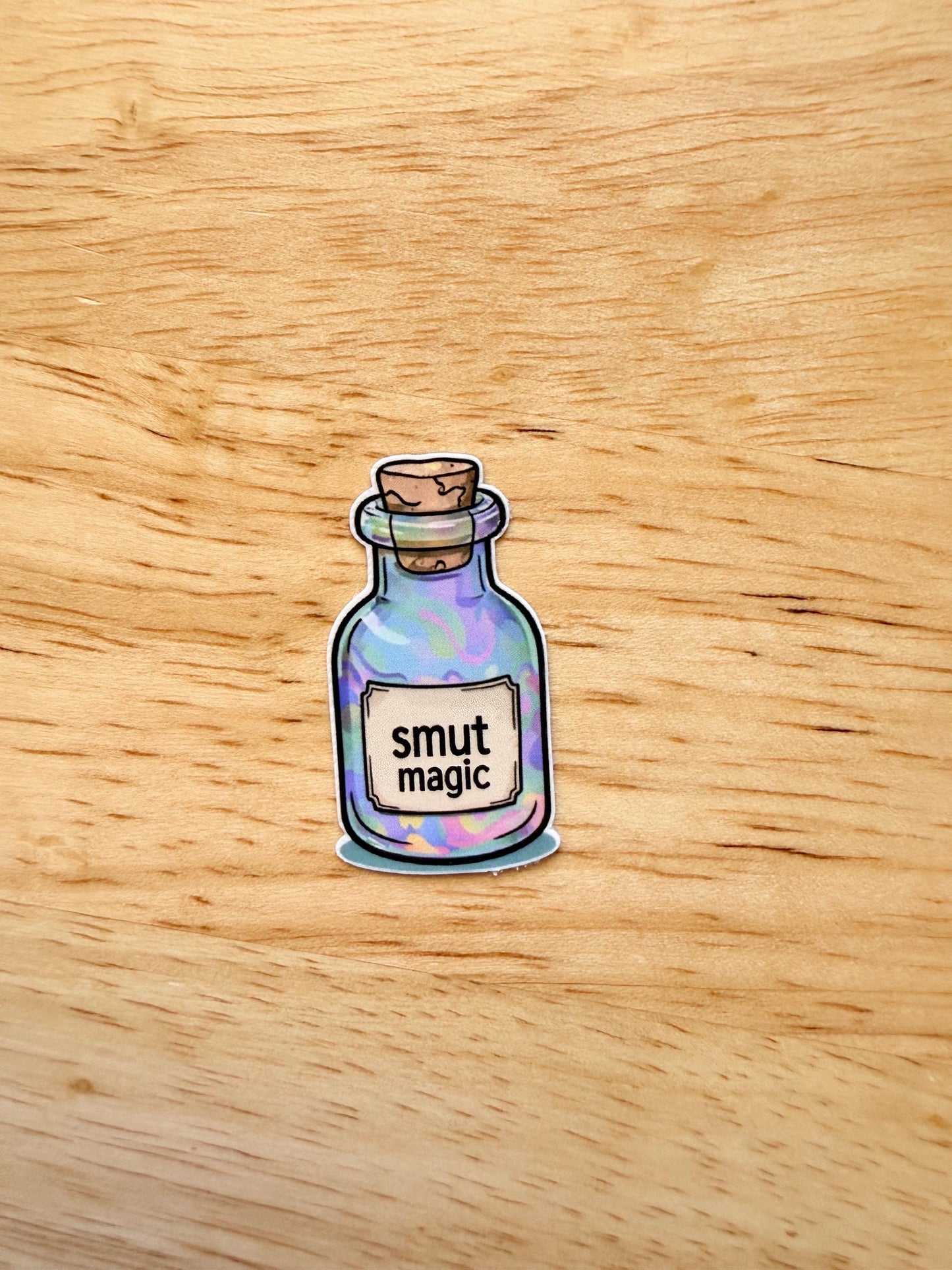 Hilarious Smut Book Sticker – Funny Vinyl Decal for Romantasy Fans & Journals - The Sticker Era
