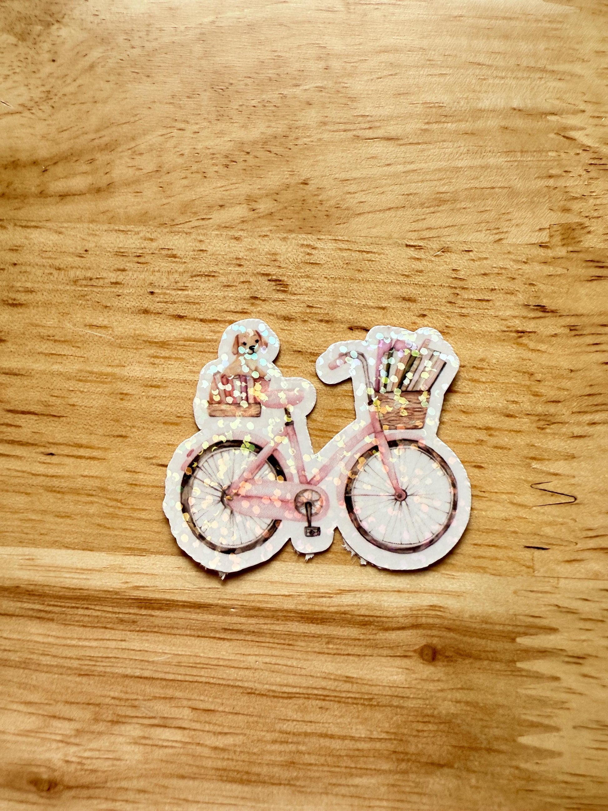 Charming Bicycle Vinyl Decal – Cute Vinyl Sticker for Journals & Laptops - The Sticker Era