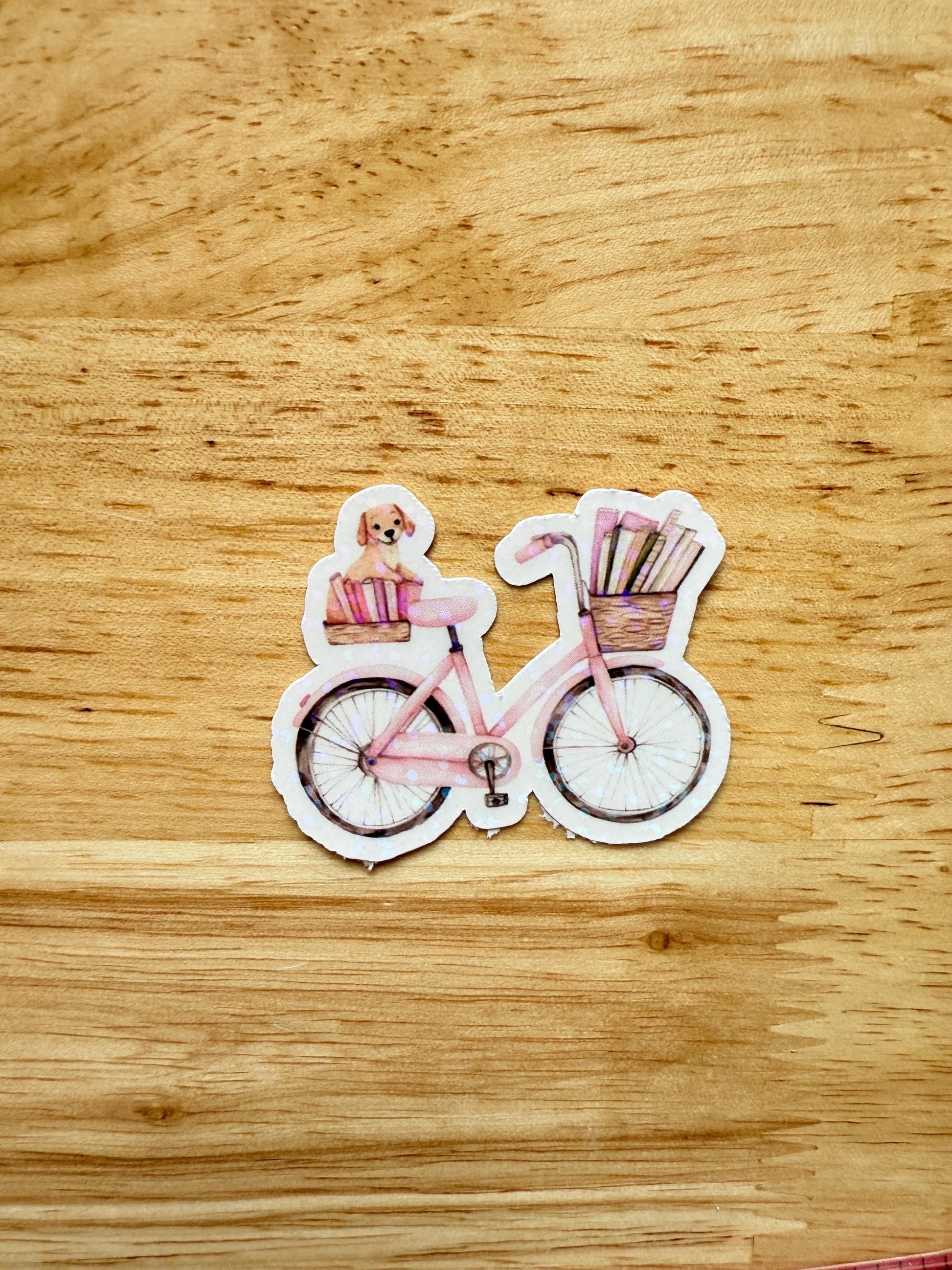 Charming Bicycle Vinyl Decal – Cute Vinyl Sticker for Journals & Laptops - The Sticker Era