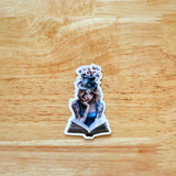 Alice in Wonderland Sticker | Bookish Mad Hatter Vinyl Decal by The Sticker Era