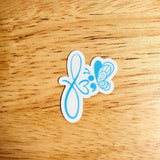 Semicolon Sticker – Mental Health Awareness by The Sticker Era