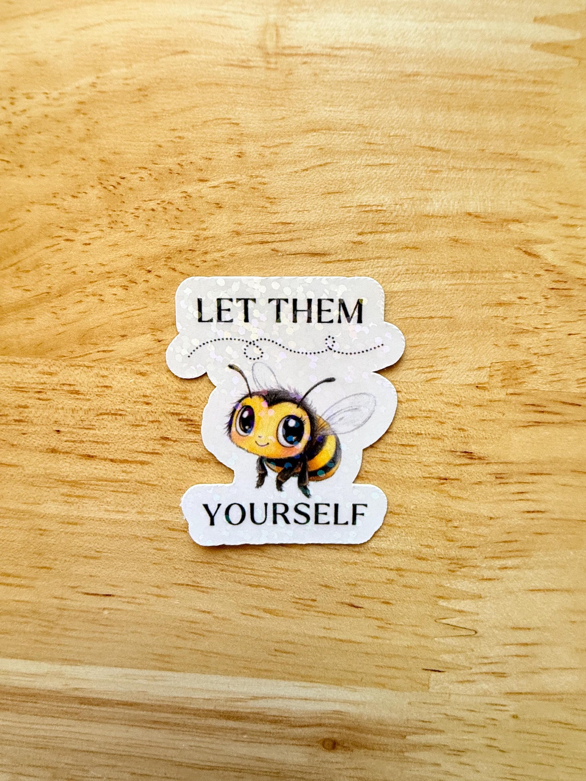 Let Them Sticker Pack – Mental Health Vinyl Decals for Self-Care & Journals - The Sticker Era
