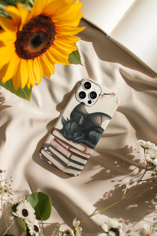 Dragon Slim Phone Case - Cute Fairy Tale Design, Phone Accessory, Gift for Kids, Fantasy Lovers, Unique Cell case, iPhone case - The Sticker Era