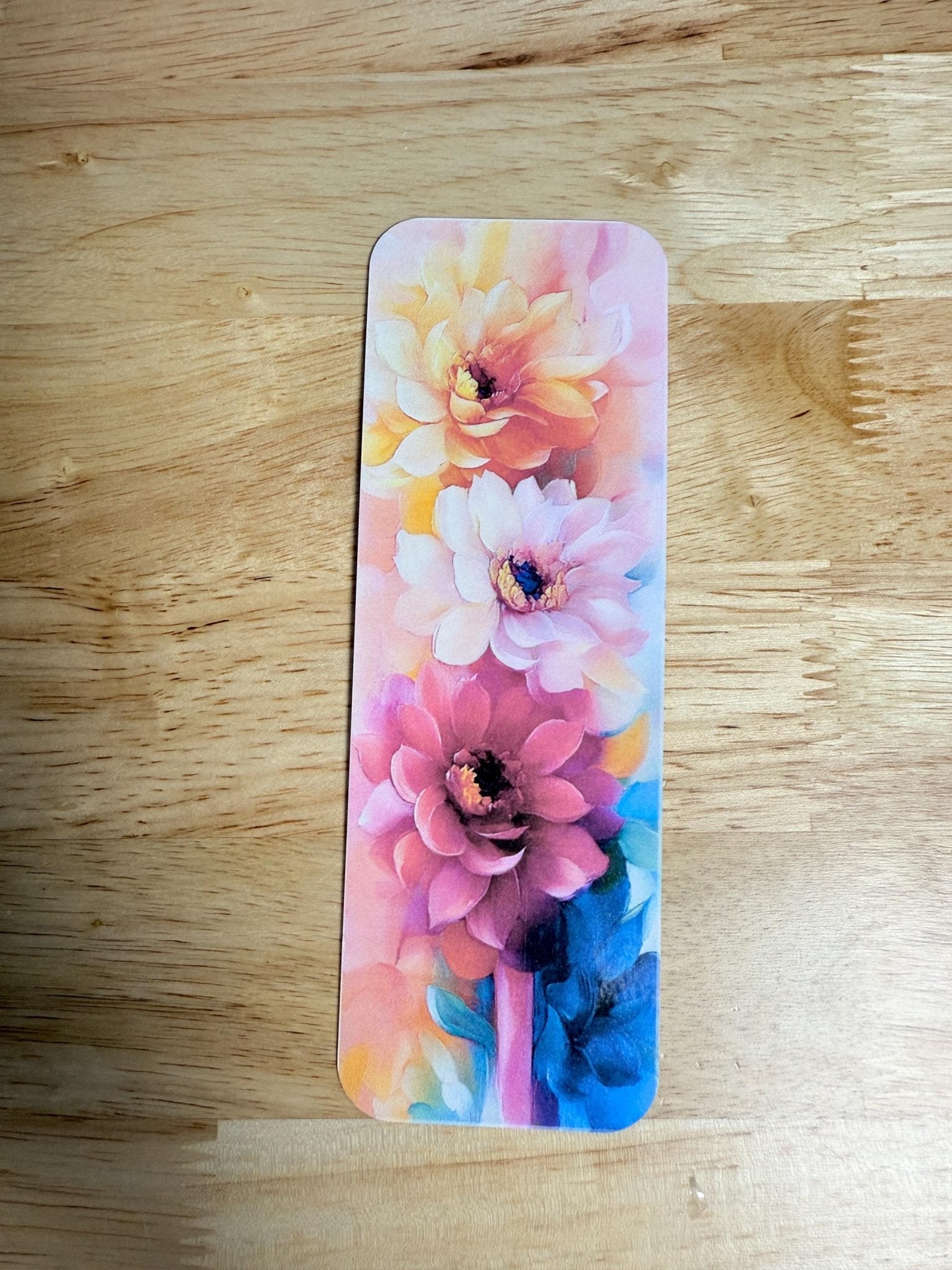 Floral Bookmark Set – Colorful Watercolor Vinyl Decals for Book Lovers & Planners by The Sticker Era