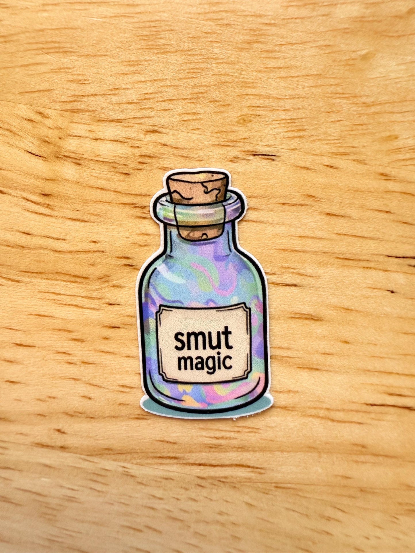 Hilarious Smut Book Sticker – Funny Vinyl Decal for Romantasy Fans & Journals - The Sticker Era