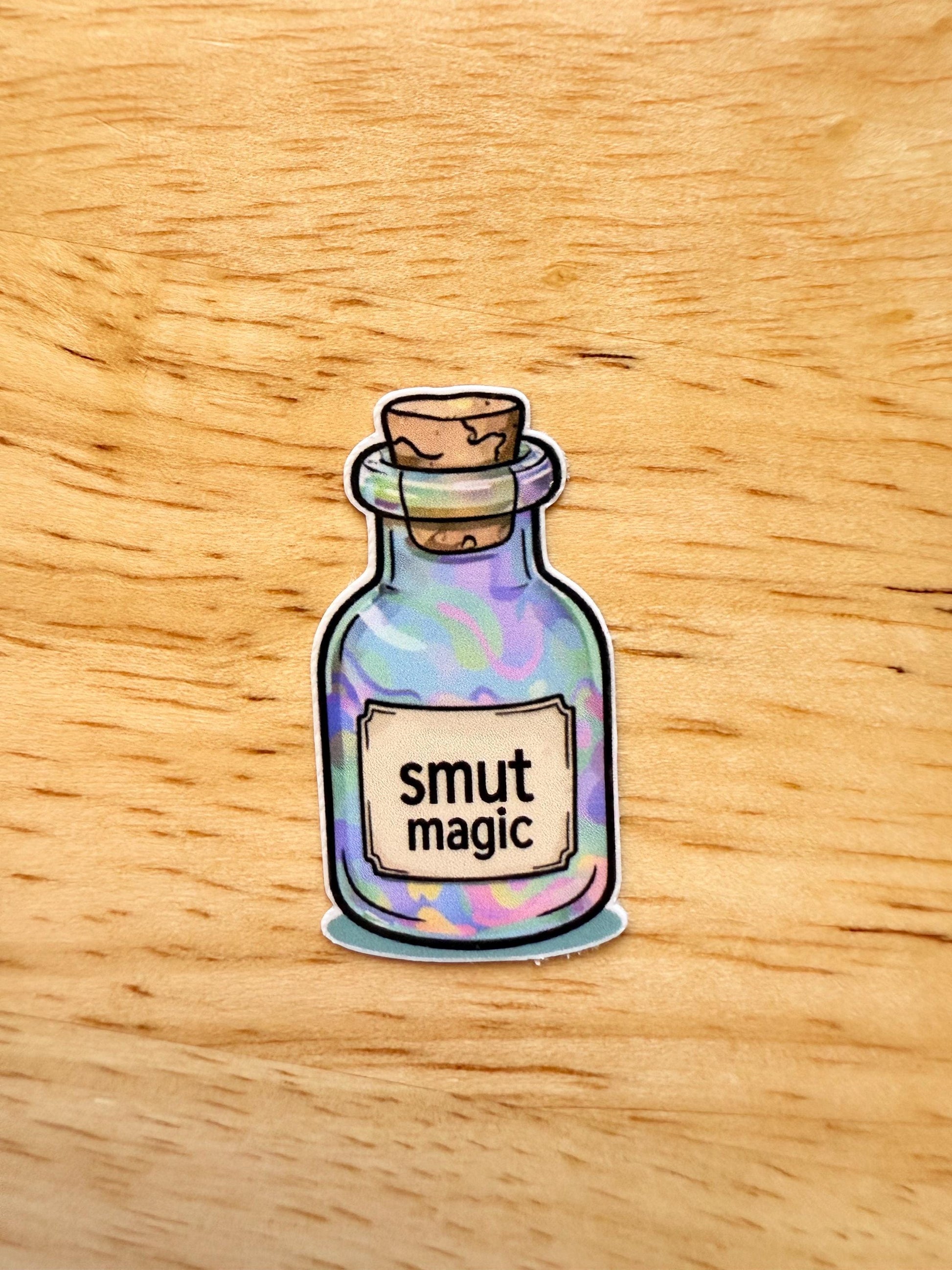 Hilarious Smut Book Sticker – Funny Vinyl Decal for Romantasy Fans & Journals - The Sticker Era