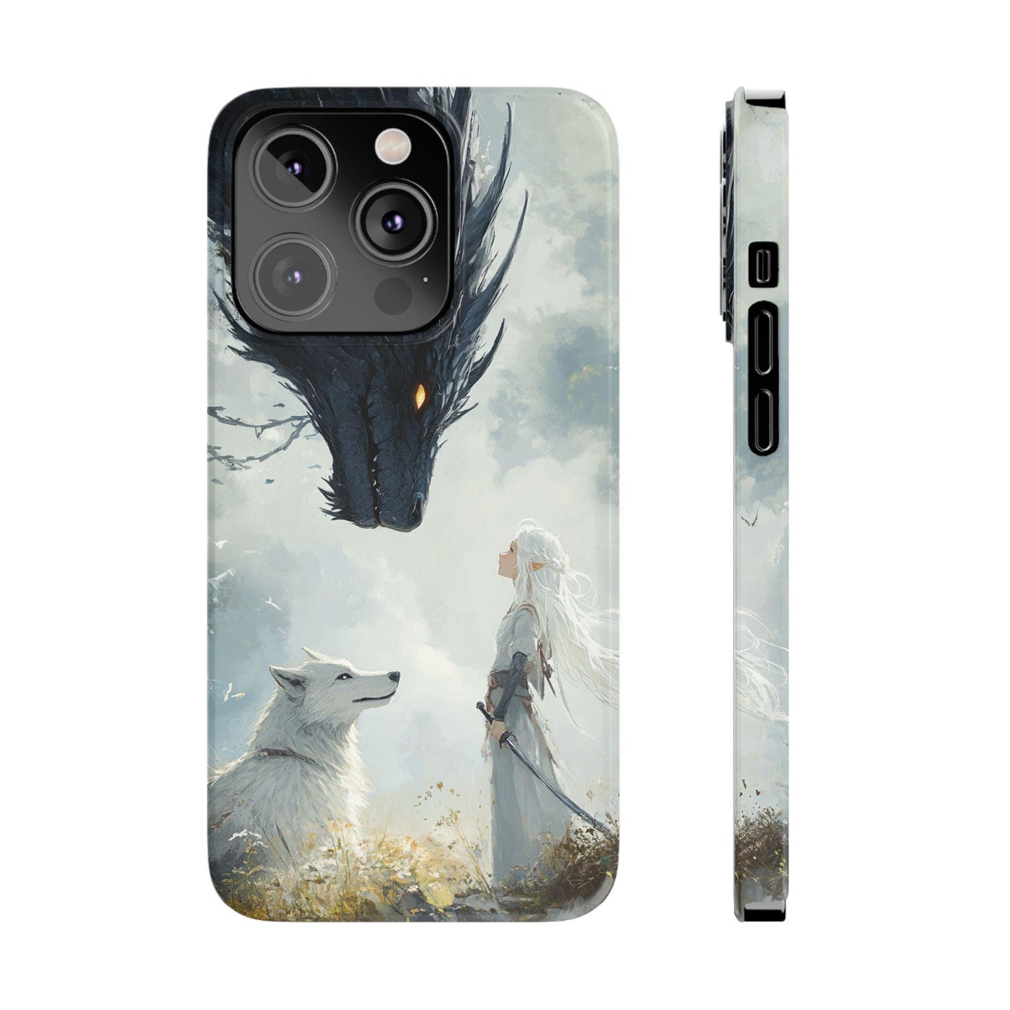 Fantasy Phone Case - Art, Slim Phone Cases for Dragon Lovers, Fantasy Gift, iPhone Accessory, Unique Phone Cover - The Sticker Era