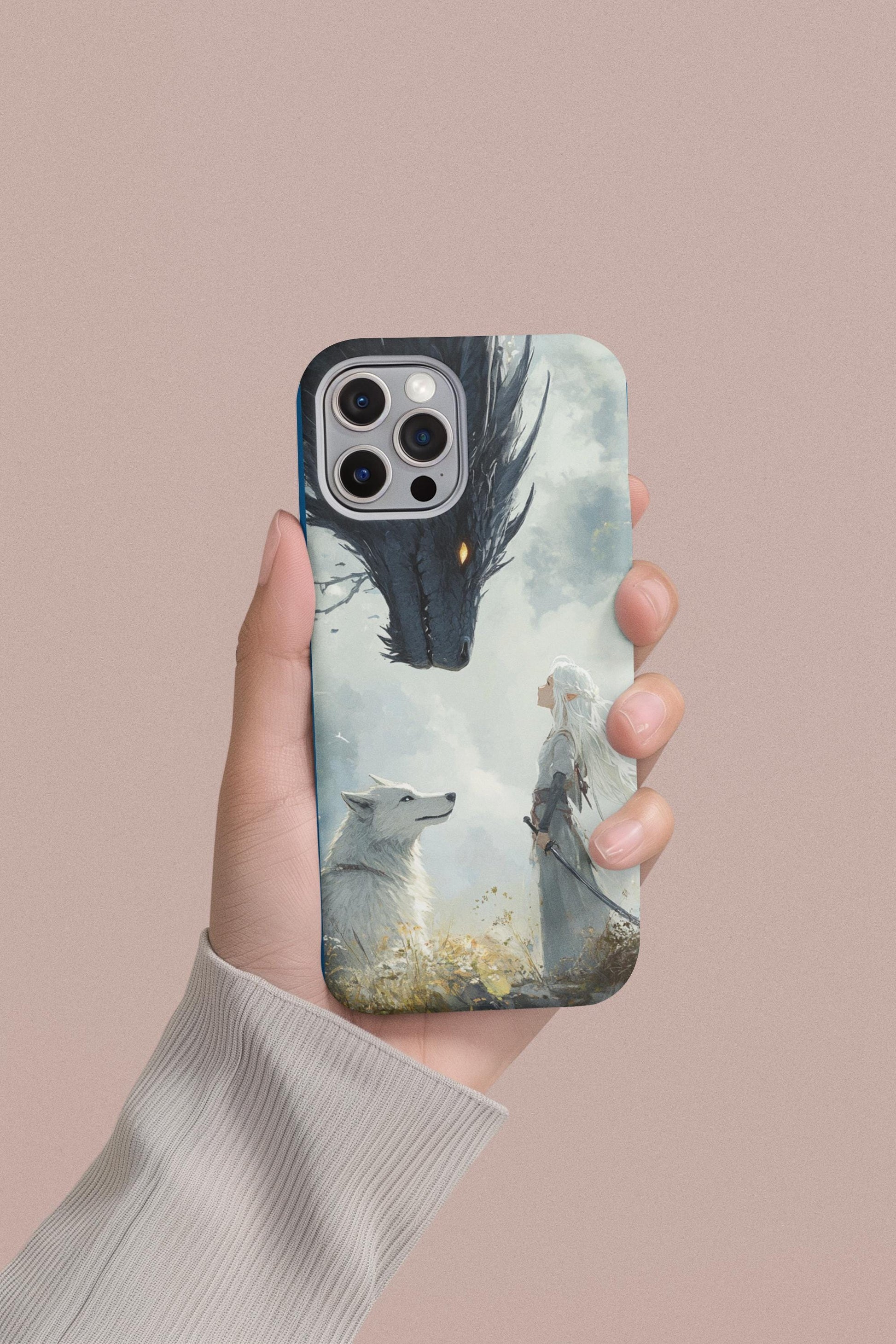 Fantasy Phone Case - Art, Slim Phone Cases for Dragon Lovers, Fantasy Gift, iPhone Accessory, Unique Phone Cover - The Sticker Era