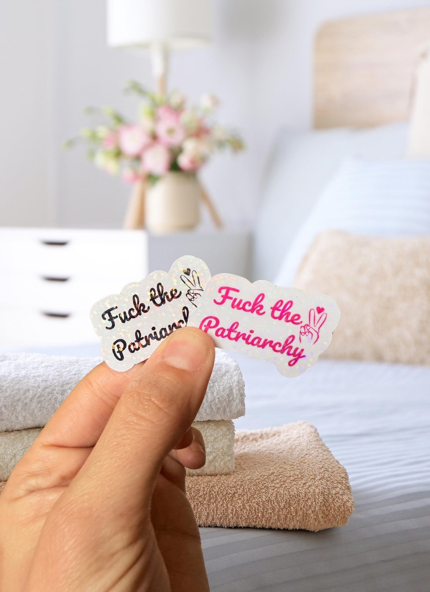Fuck the Patriarchy Sticker – Feminist Vinyl Decal for Laptops, Journals, Water Bottles & Loud Girls Who Read - The Sticker Era