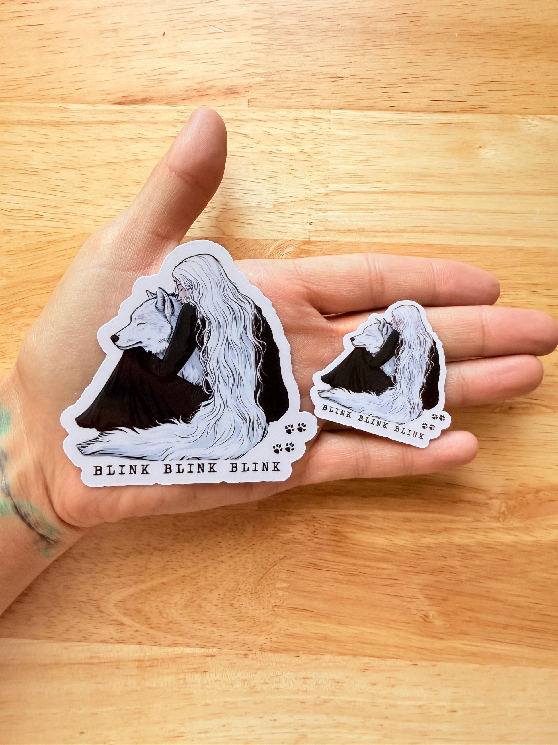 Sarah J Maas Throne of Glass vinyl sticker rustic display by The Sticker Era