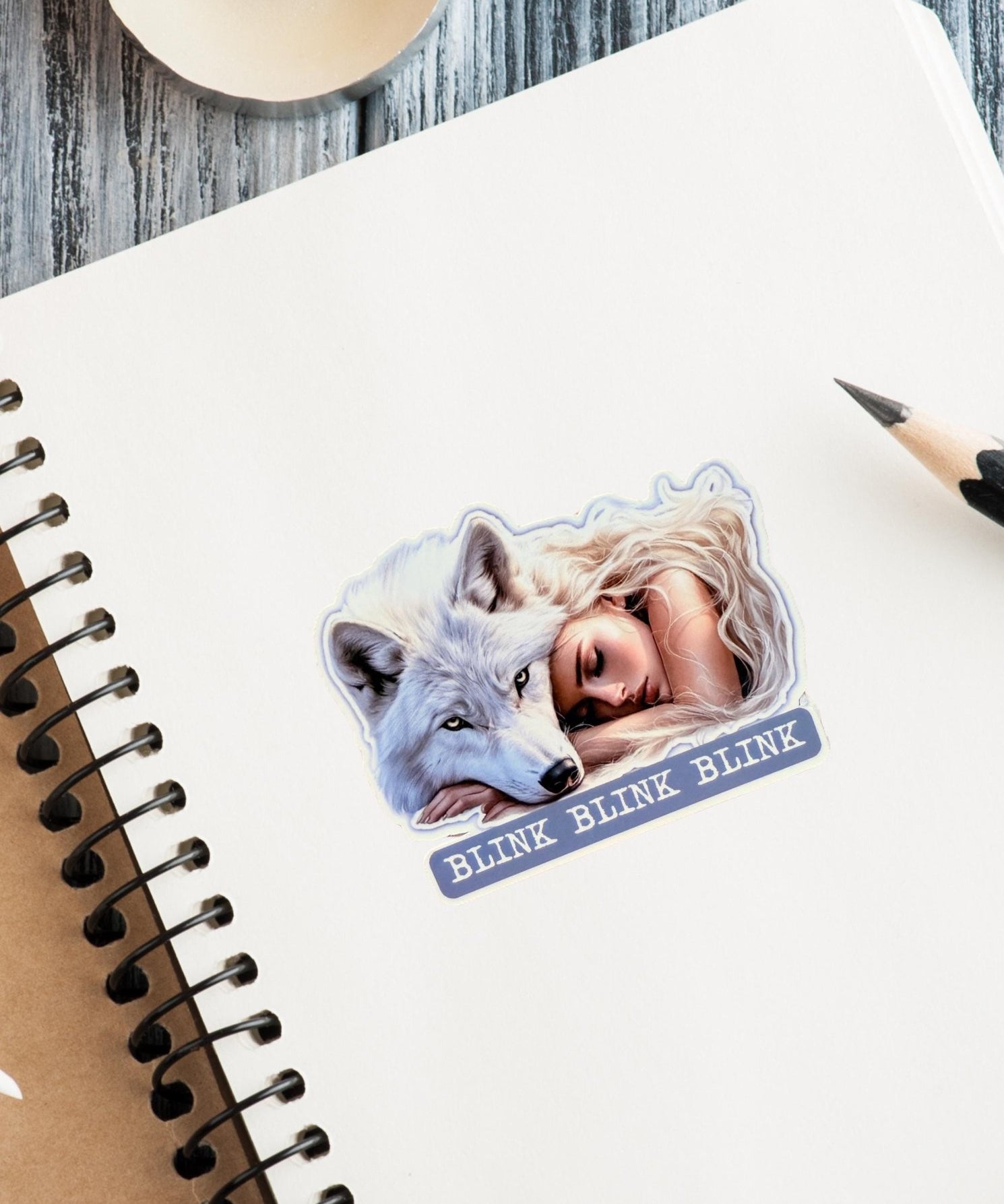 Fantasy Bond Sticker | Romantasy Watercolor Vinyl Decal by The Sticker Era