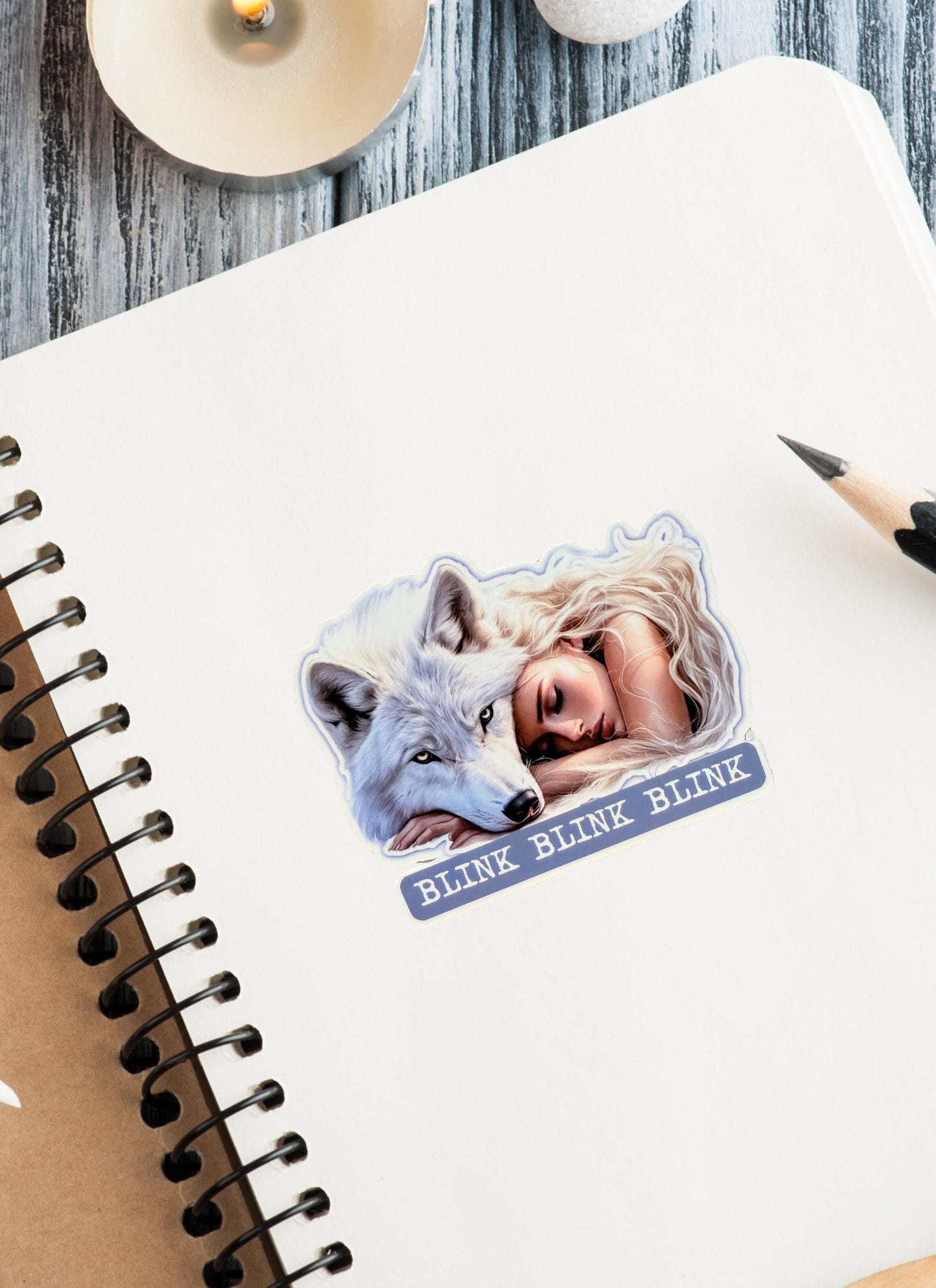 Throne of Glass Inspired Watercolor Sticker | Aelin & Rowan Vinyl Decal | Romantasy Booktok Gift | Emotional Connection Kindle Journal Sticker | Multiple Sizes - The Sticker Era