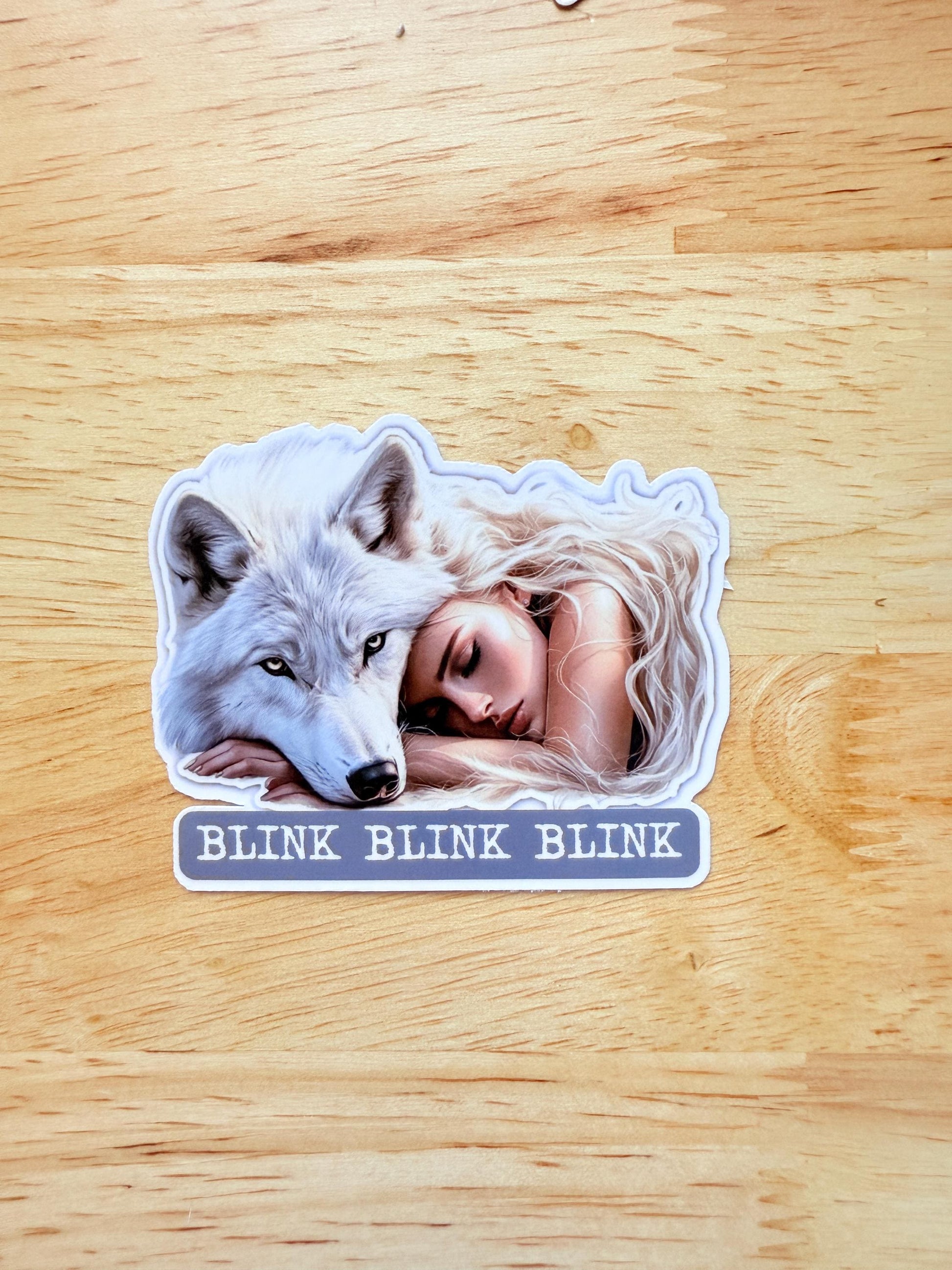 Throne of Glass Inspired Watercolor Sticker | Aelin & Rowan Vinyl Decal | Romantasy Booktok Gift | Emotional Connection Kindle Journal Sticker | Multiple Sizes - The Sticker Era