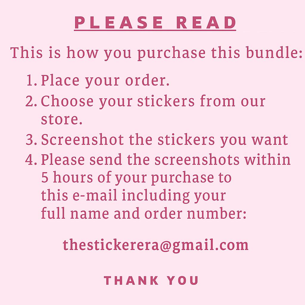 Bookish Vinyl Sticker Pack – Pick Any 10 Book Lover Decals for Journals, Planners & Laptops - The Sticker Era
