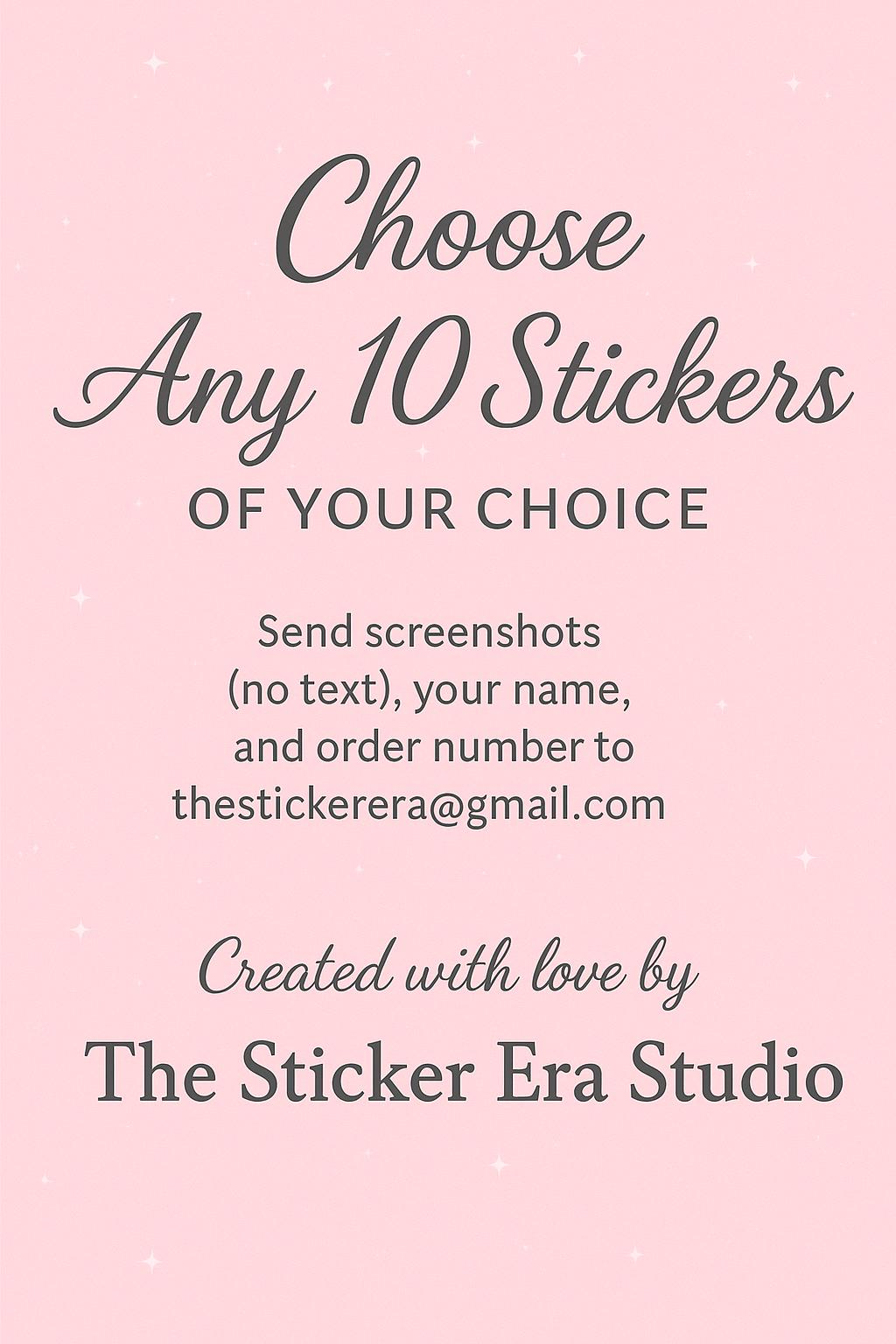 Bookish Vinyl Sticker Pack – Pick Any 10 Book Lover Decals for Journals, Planners & Laptops - The Sticker Era