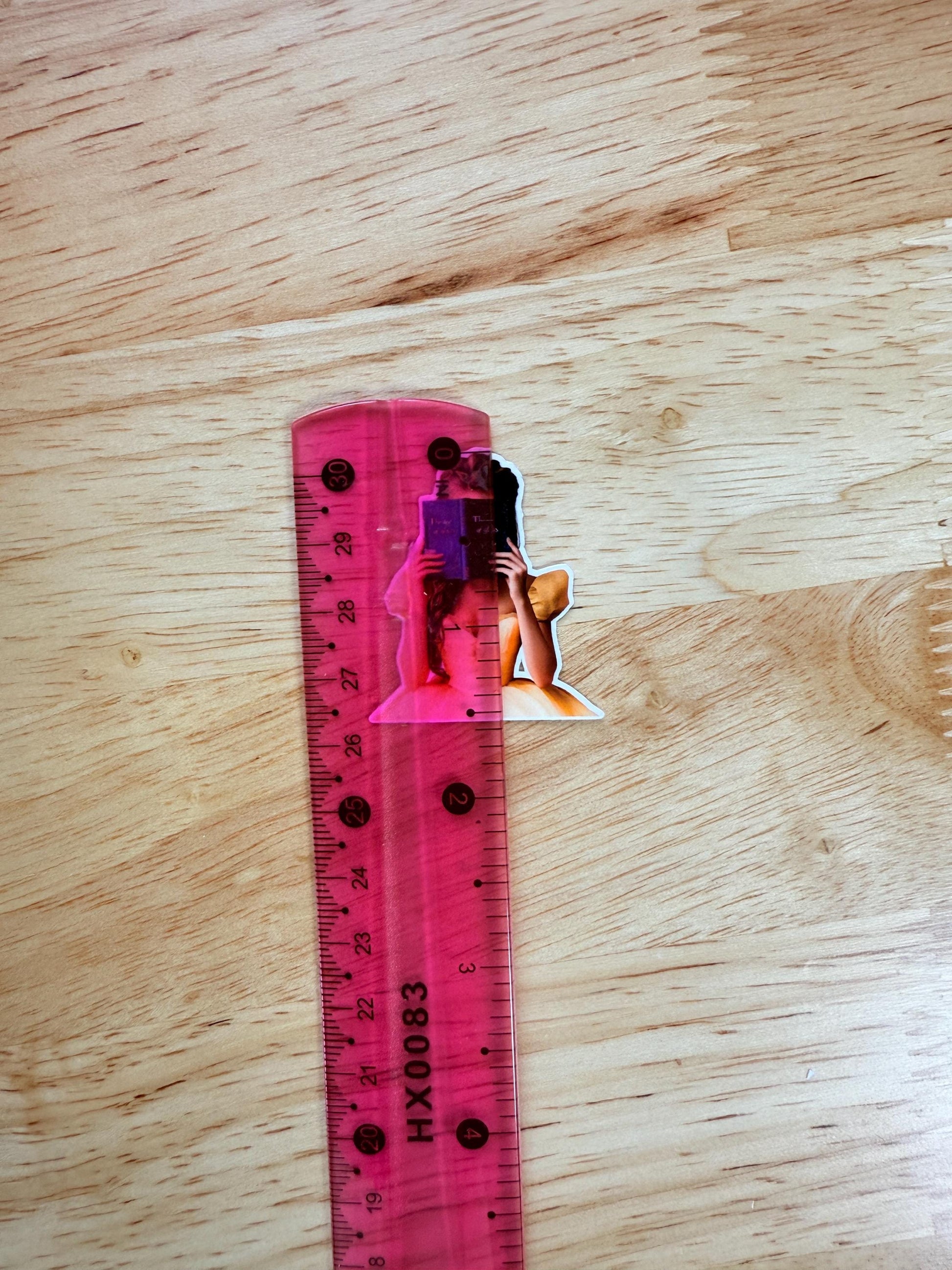 Belle Reading Throne of Glass Sticker – Bookish Vinyl Decal for Fantasy Fans & Journals - The Sticker Era