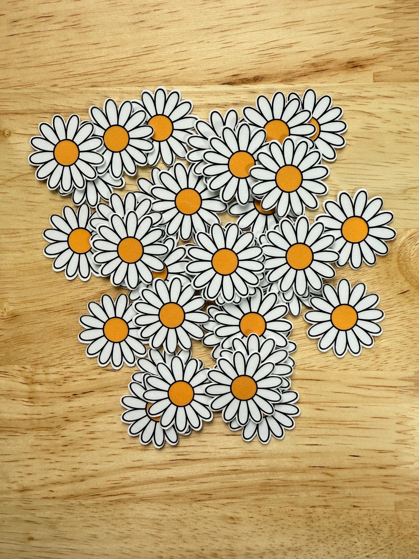 Aesthetic White Floral Sticker – Minimalist Vinyl Decal for Journals, Laptops & Planners - The Sticker Era