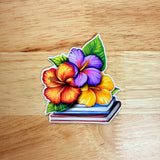 Hawaiian Hibiscus Sticker Bundle | Tropical Floral Vinyl Decal Set by The Sticker Era