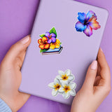 Hawaiian Hibiscus Sticker Bundle | Tropical Floral Vinyl Decal Set by The Sticker Era