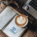 Fantasy Book Dragon Sticker – Vinyl Decal by The Sticker Era