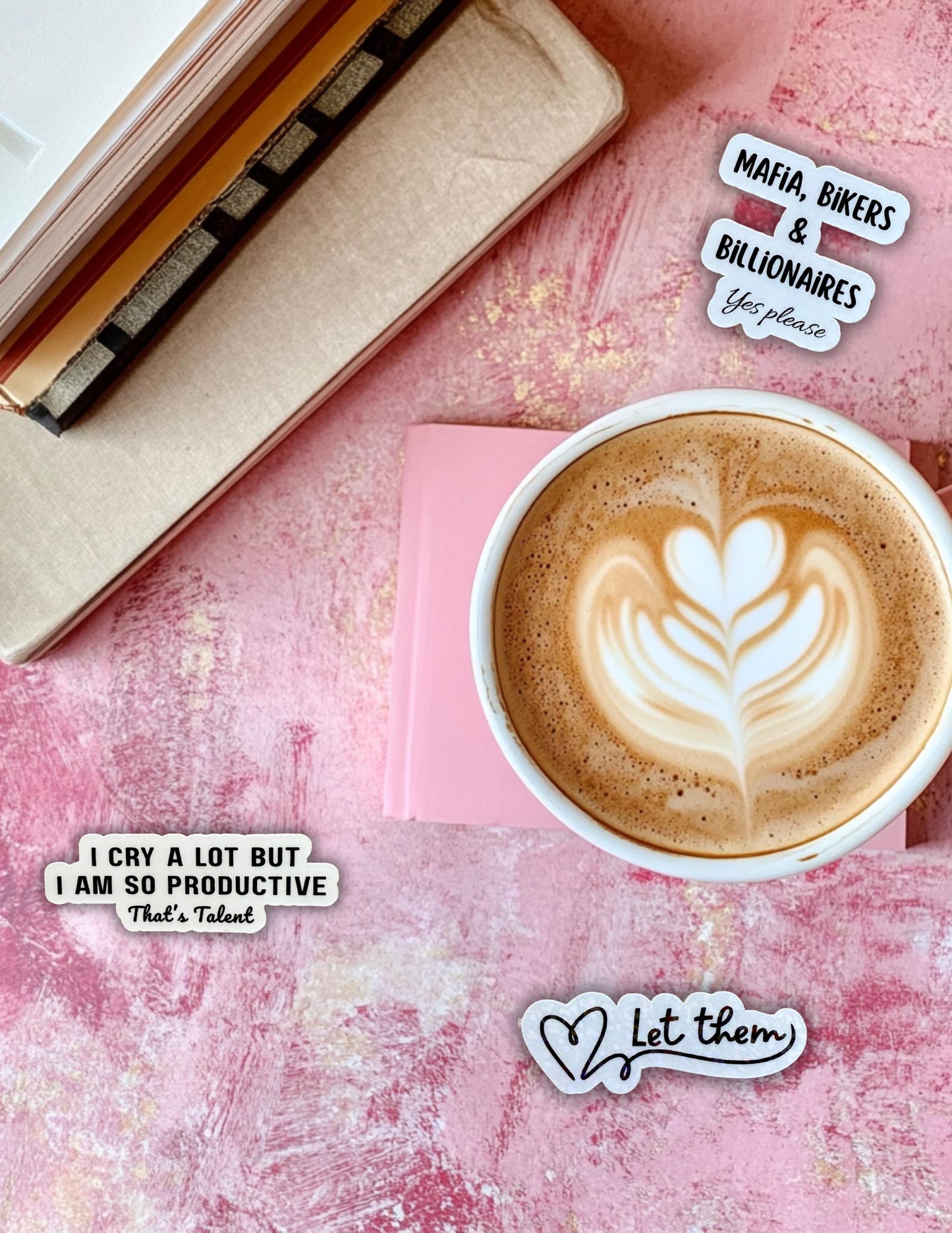 Let Them Inspirational Sticker | Stay Unbothered Vinyl Decal | Mental Health Self-Care Reminder | Positive Affirmation Laptop Water Bottle Sticker - The Sticker Era