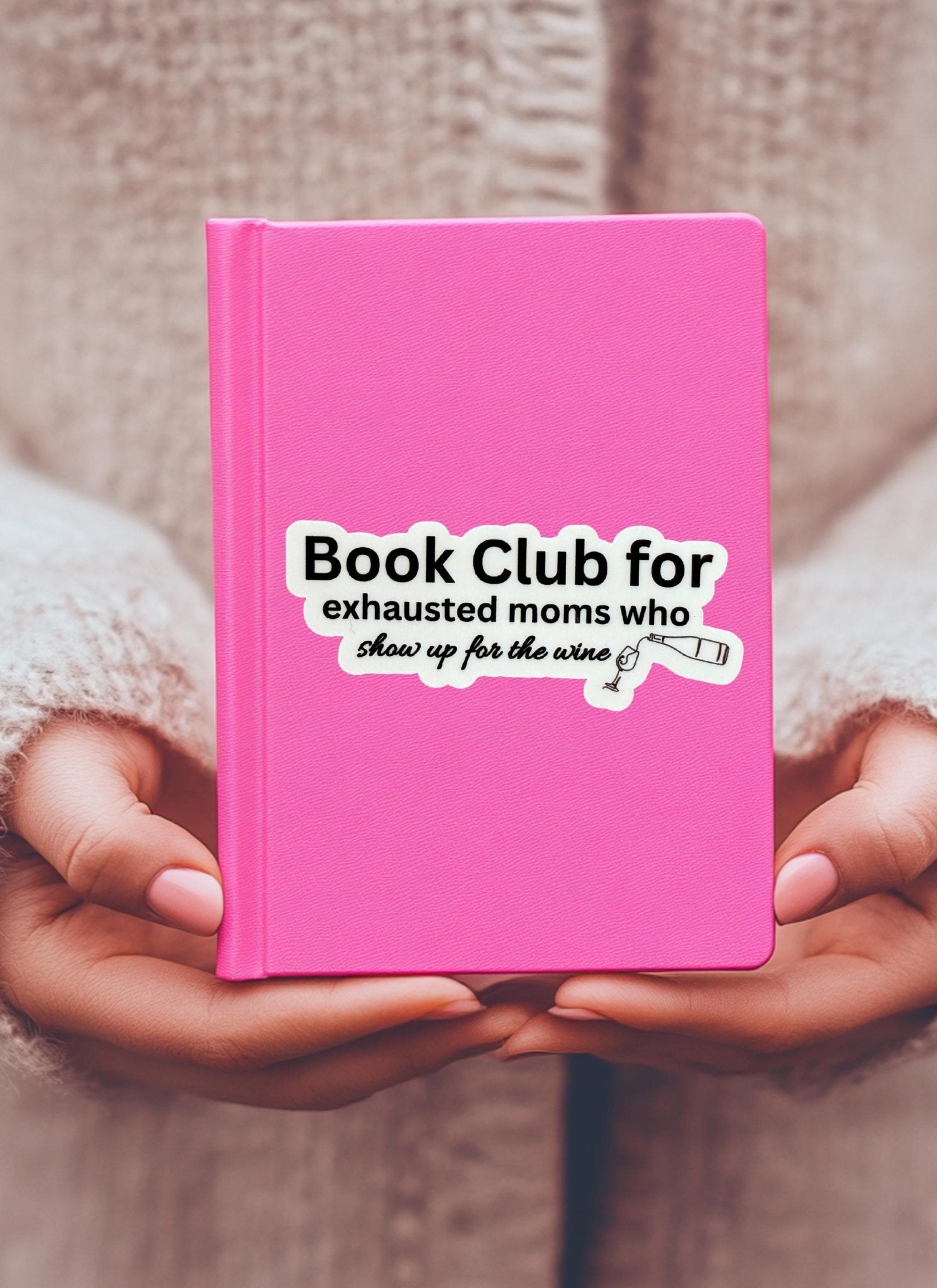 Book Club for Exhausted Moms Sticker by The Sticker Era