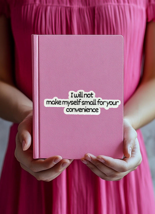 Empowerment Feminist Sticker – Motivational Vinyl Decal for Journals, Laptops & Planners - The Sticker Era