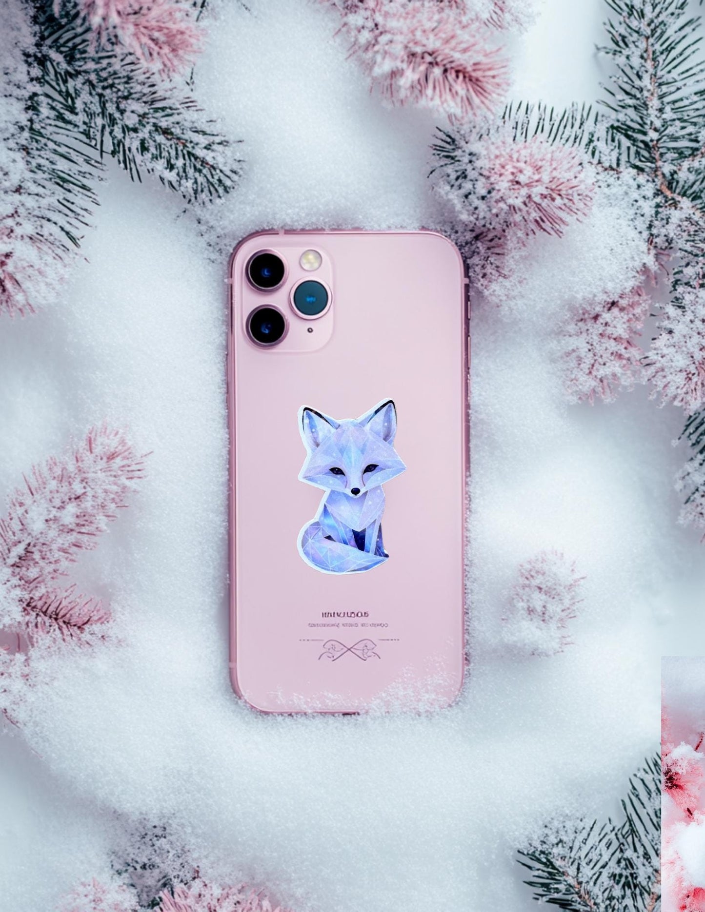 Celestial Fox Sticker – Starry Night Vinyl Decal for Journals, Laptops & Fantasy Fans - The Sticker Era