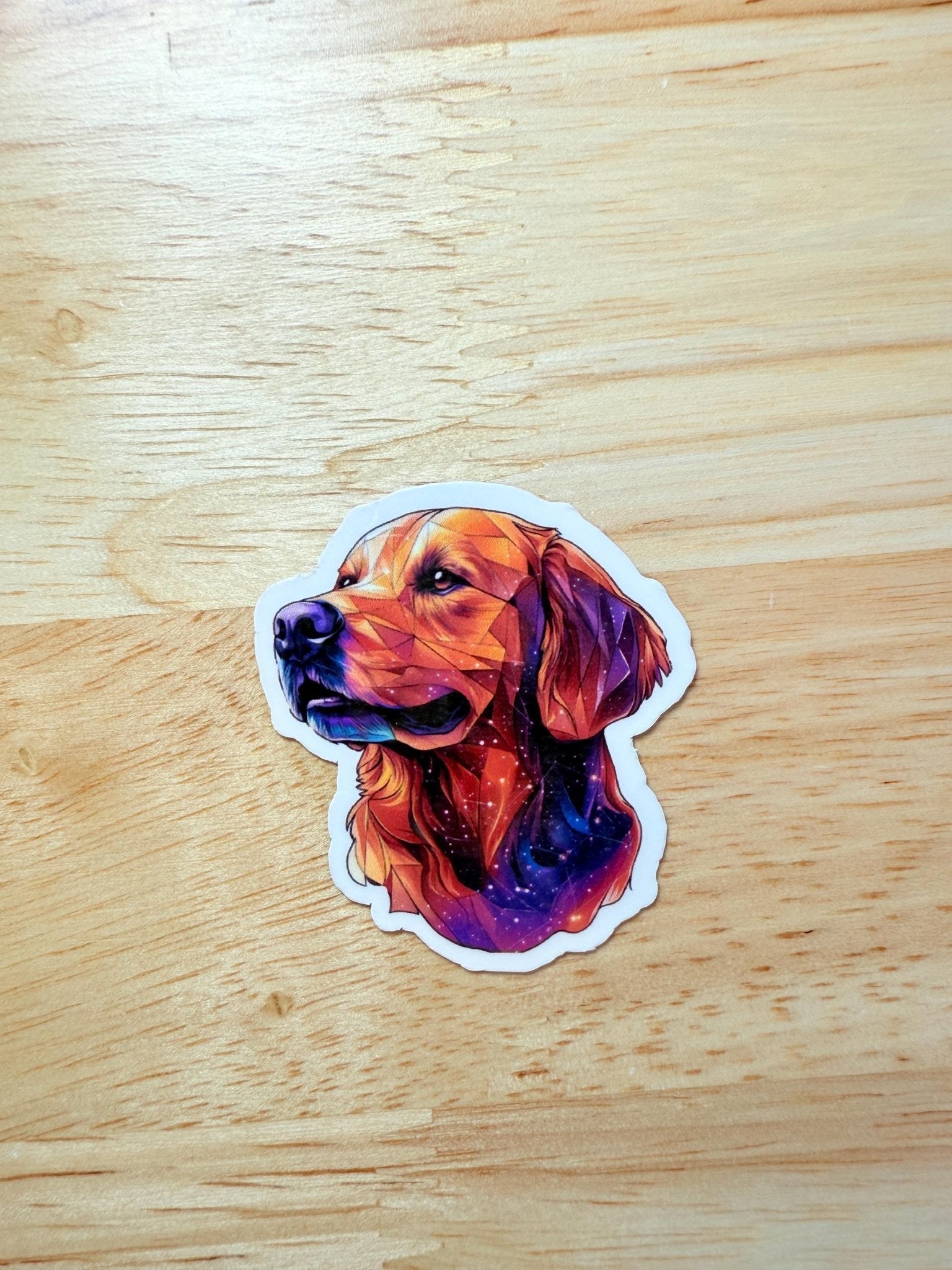 Golden Retriever Sticker – Cute Vinyl Decal by The Sticker Era
