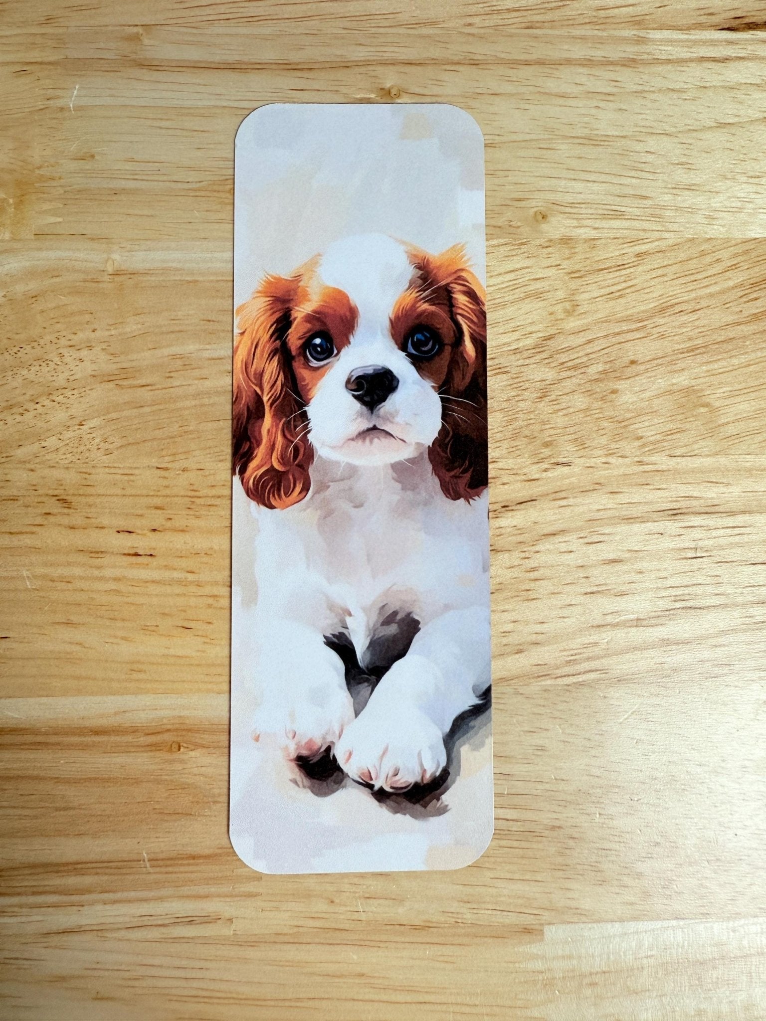 Cavalier King Charles Spaniel Bookmark – Waterproof Vinyl Dog Lover Gift by The Sticker Era
