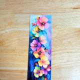 Floral Bookmark Set – Colorful Watercolor Vinyl Decals for Book Lovers & Planners by The Sticker Era