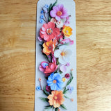 Floral Bookmark Set – Colorful Watercolor Vinyl Decals for Book Lovers & Planners by The Sticker Era