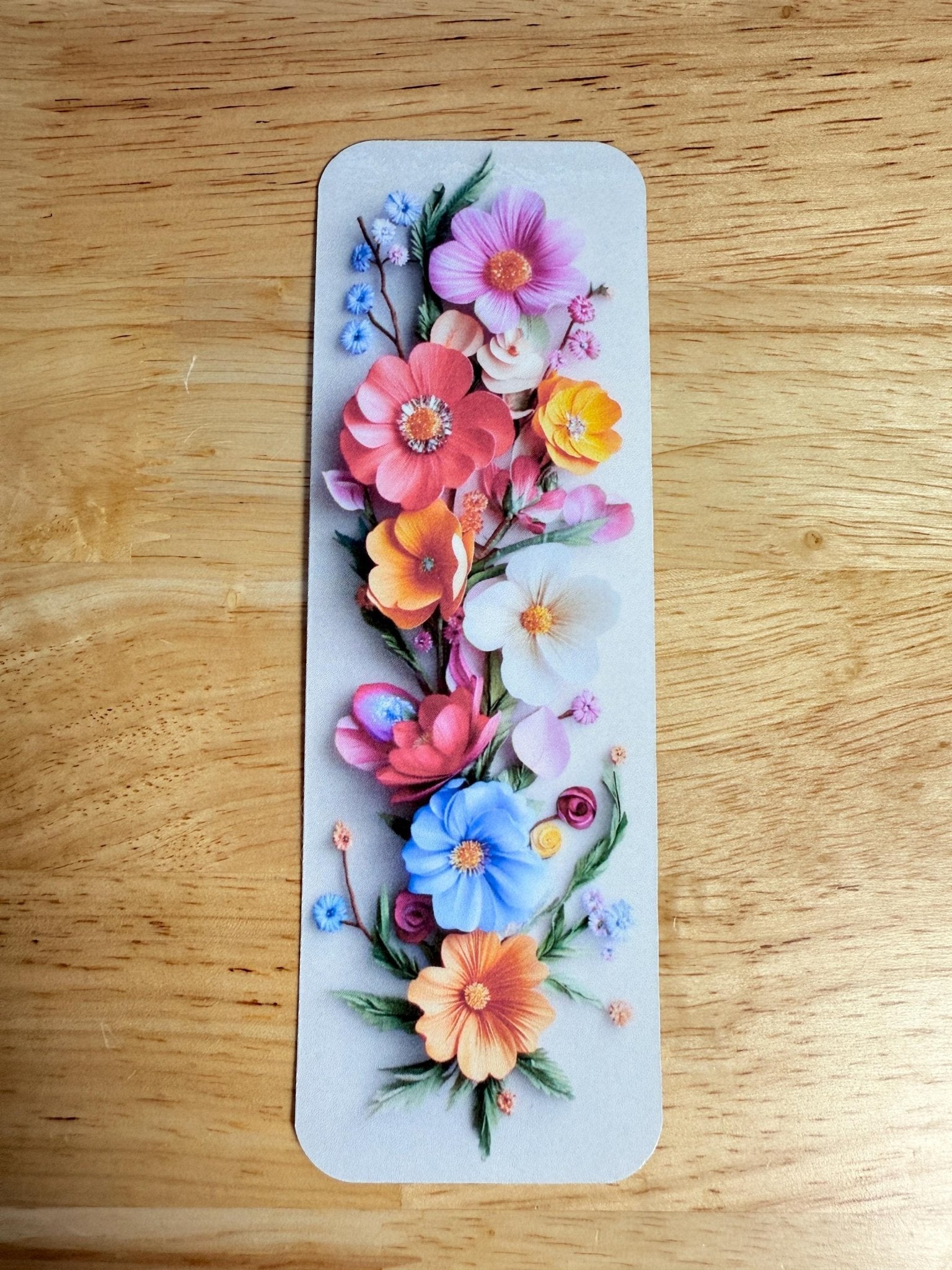 Floral Bookmark Set – Colorful Watercolor Vinyl Decals for Book Lovers & Planners by The Sticker Era