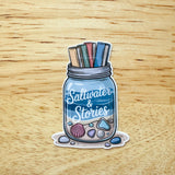Saltwater Stories Vinyl Sticker Bundle | Beachy Bookish Stickers by The Sticker Era