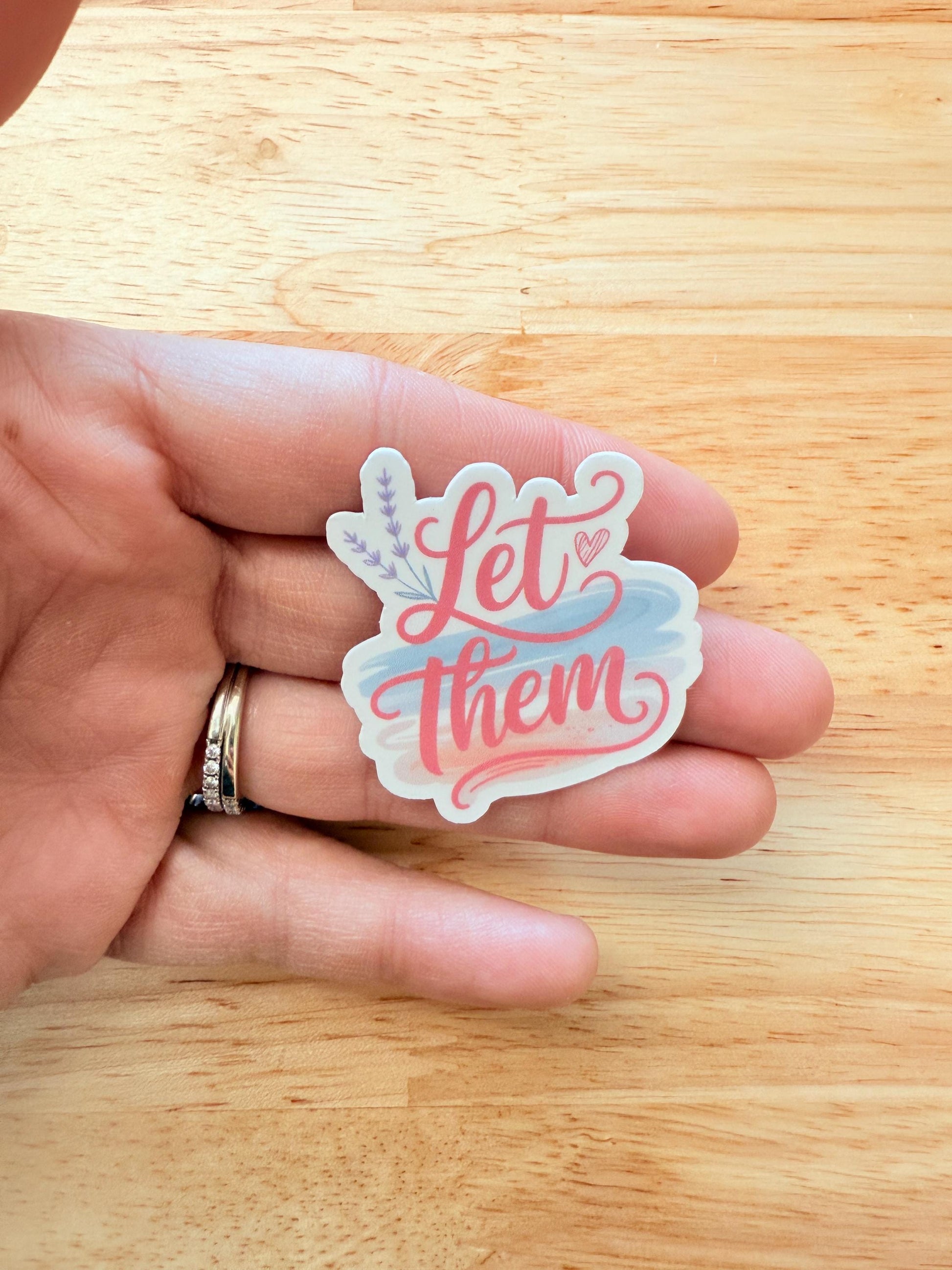 Let It Go" Coastal Sticker | Beach Colors Vinyl Decal | Mental Health & Self-Care Laptop Water Bottle Sticker | Calming Motivational Journal Decal - The Sticker Era