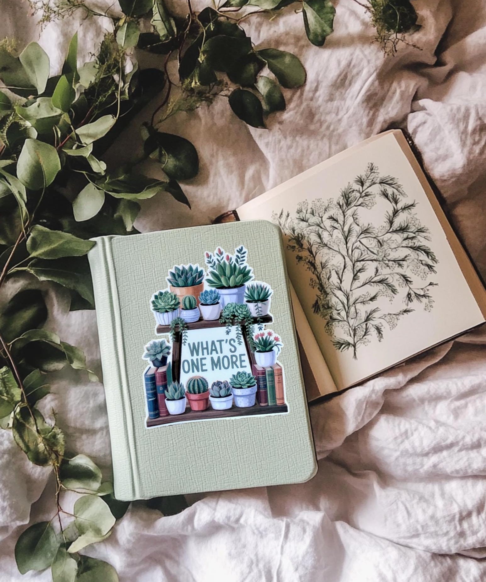 Succulent Sticker Pack – Cute Vinyl Decals by The Sticker Era