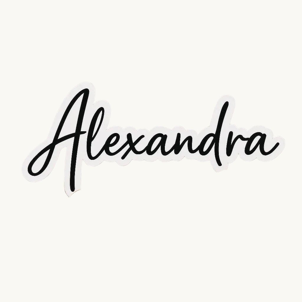 Personalized Name Stickers | Custom Vinyl Decals for Gifts & Parties by The Sticker Era