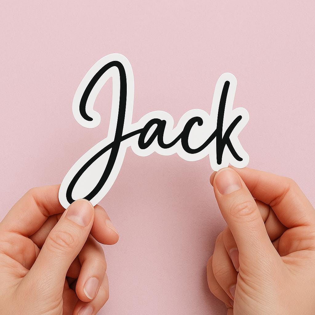 Personalized Name Stickers | Custom Vinyl Decals for Gifts & Parties by The Sticker Era