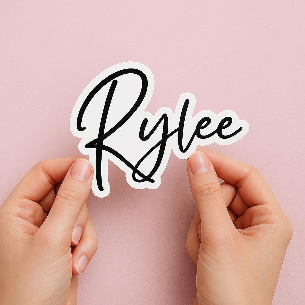 Personalized Name Stickers | Custom Vinyl Decals for Gifts & Parties by The Sticker Era