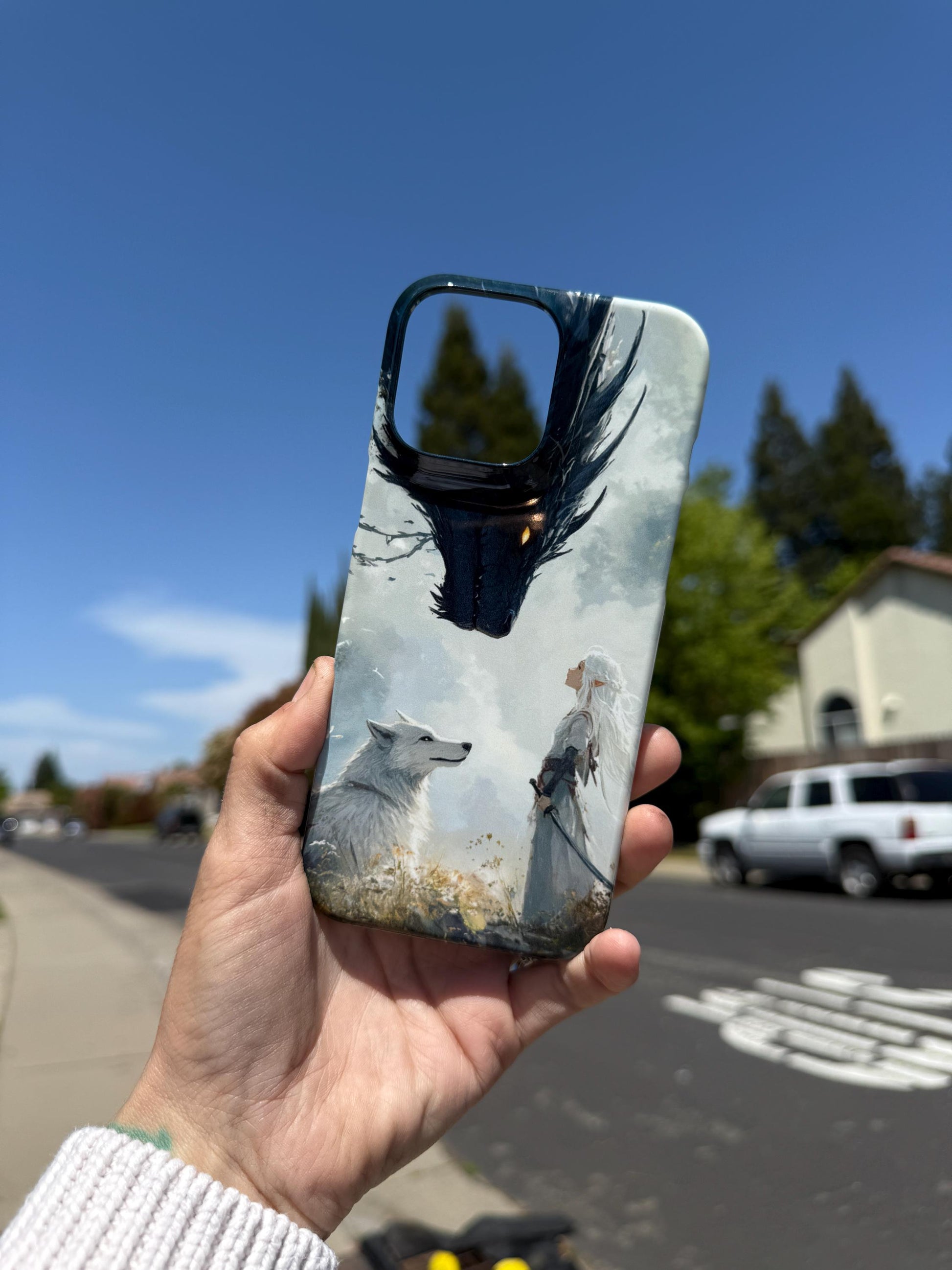 Fantasy Phone Case - Art, Slim Phone Cases for Dragon Lovers, Fantasy Gift, iPhone Accessory, Unique Phone Cover - The Sticker Era