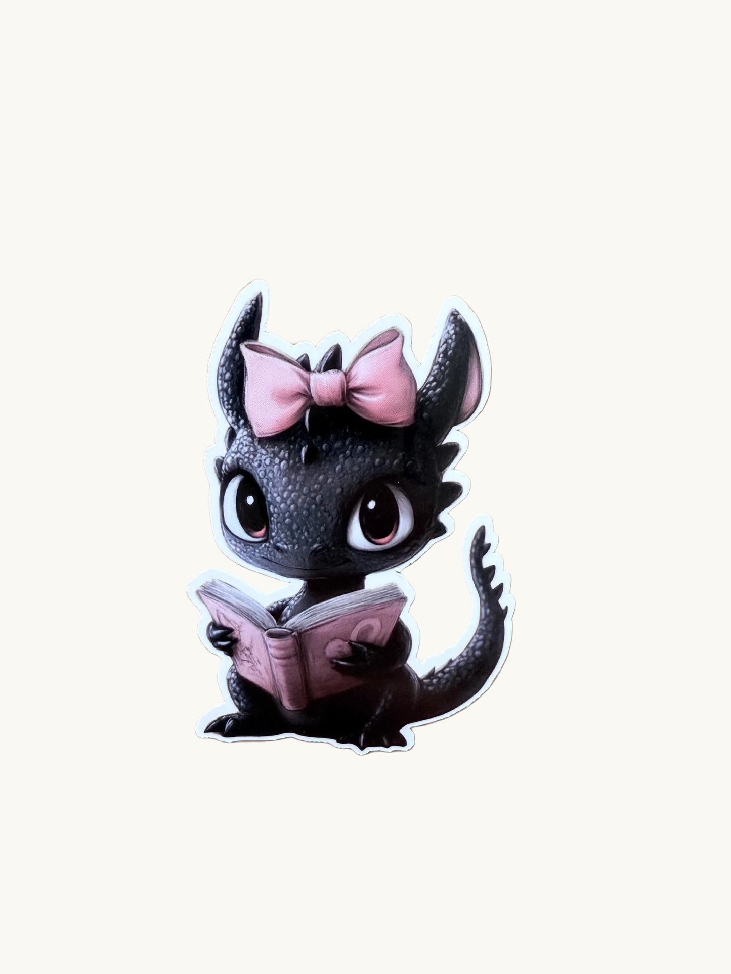 Adorable Fantasy Dragon Sticker – Cute Vinyl Decal for Book Lovers & Romantasy Fans - The Sticker Era