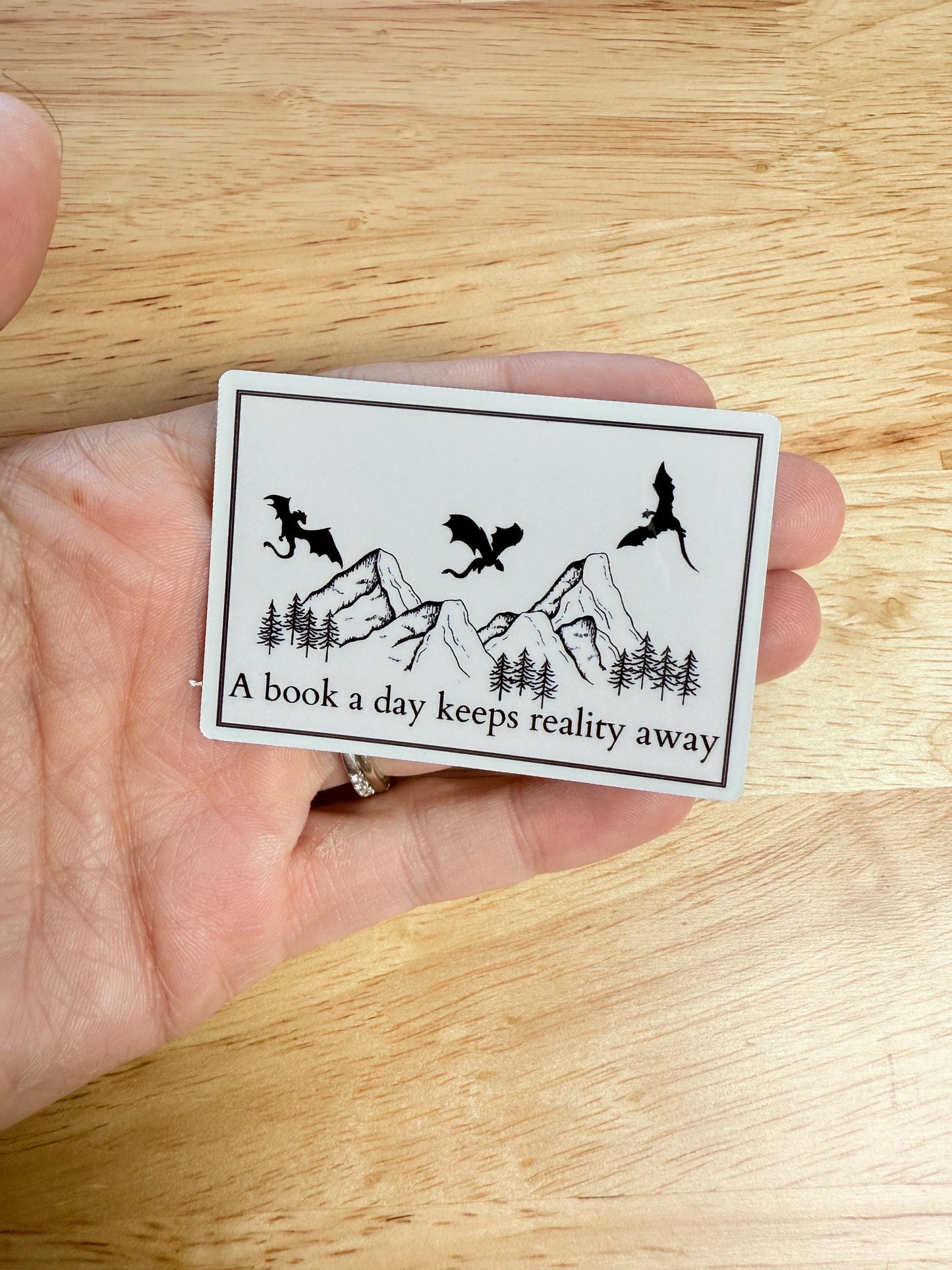 Fourth Wing Dragon Sticker – Fantasy Vinyl Decal for Book Lovers & Romantasy Fans - The Sticker Era