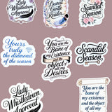 Bridgerton Inspired Sticker Pack by The Sticker Era