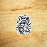 Rory Gilmore "Two Worlds" Sticker | Bookish Vinyl Decal by The Sticker Era
